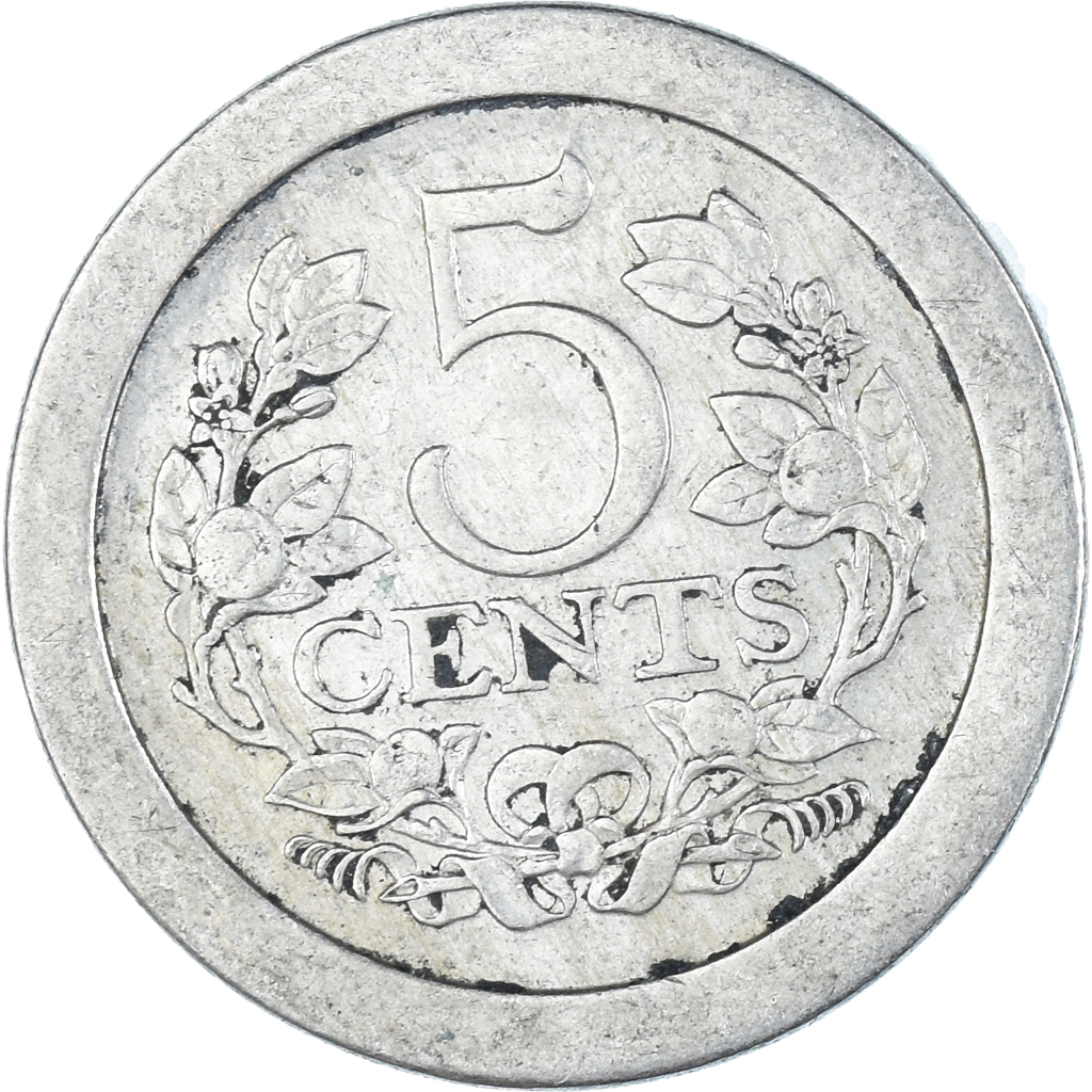 Coin, Netherlands, 5 Cents, 1907