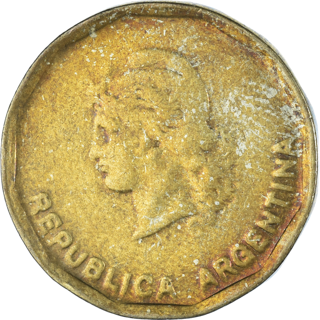 Coin, Argentina, 50 Centavos, 1986