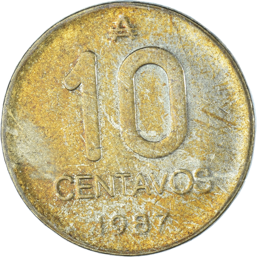 Coin, Argentina, 10 Centavos, 1987