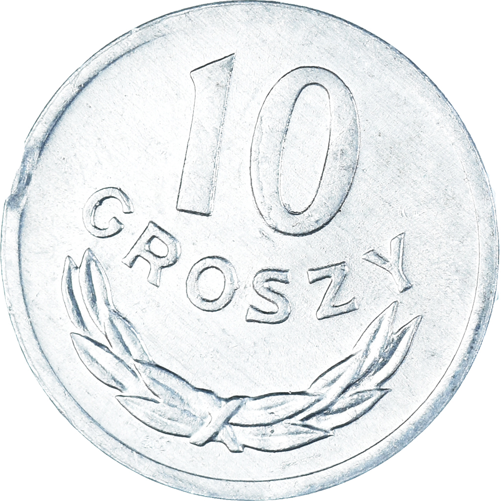 Coin, Poland, 10 Groszy, 1980