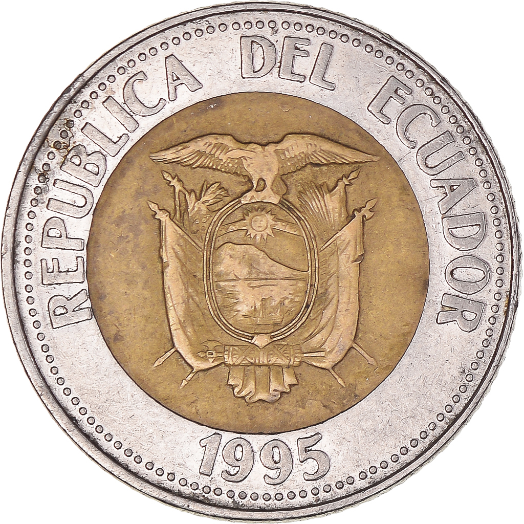Coin, Ecuador, 500 Sucres, 1995