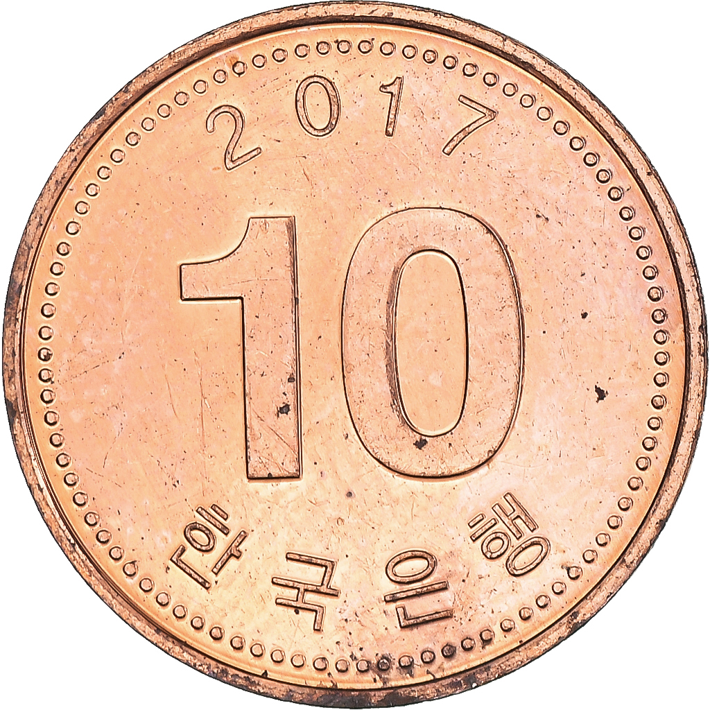 Coin, KOREA-SOUTH, 10 Won, 2017