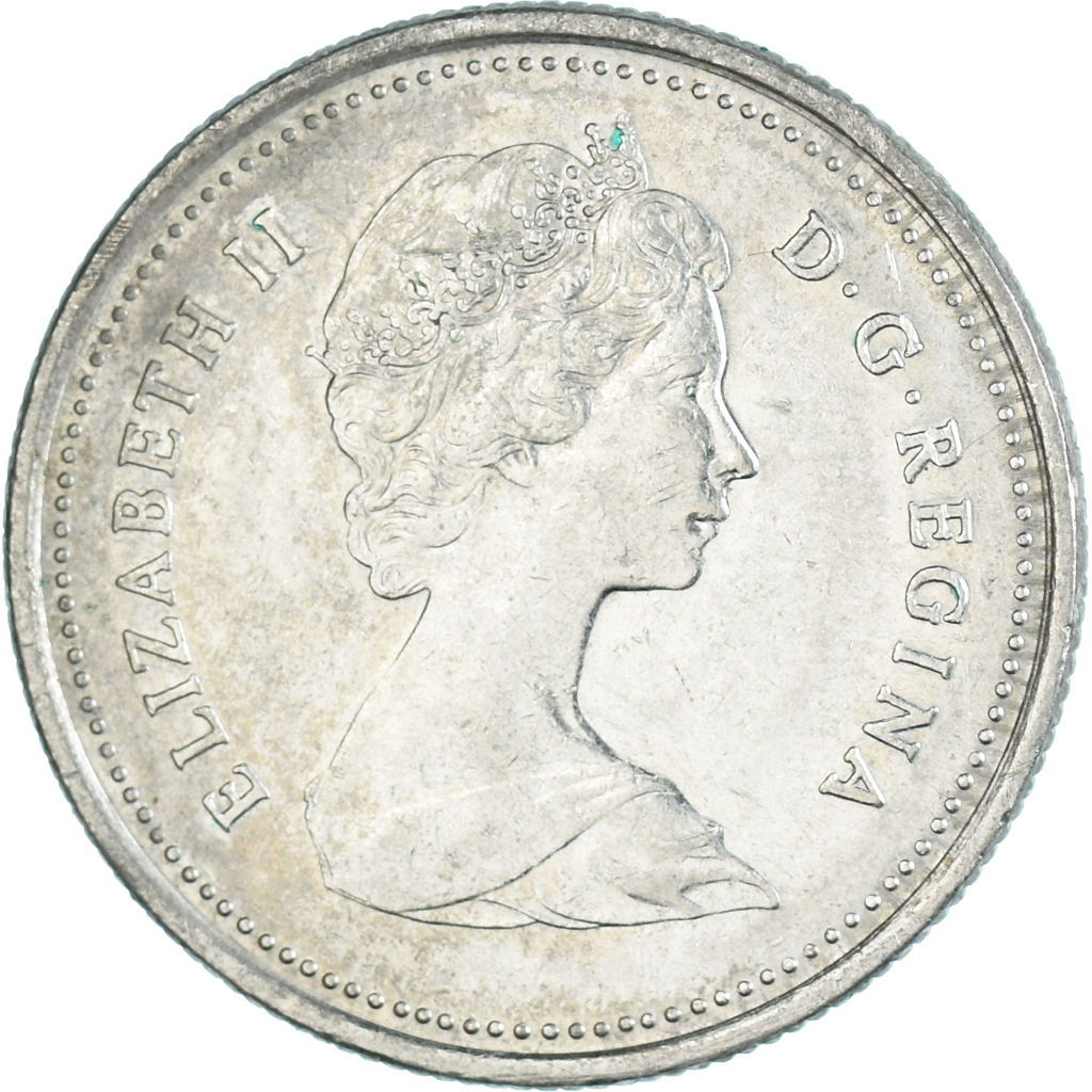 Coin, Canada, 25 Cents, 1984