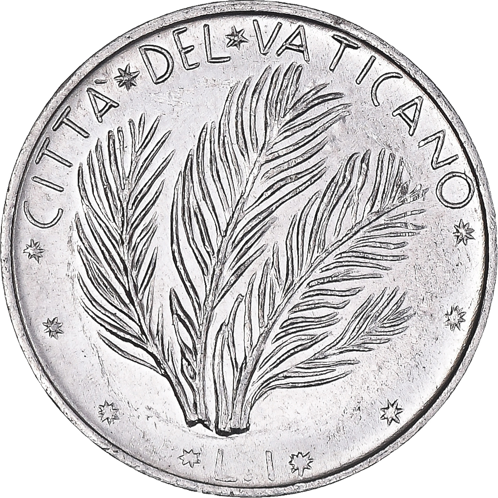 Coin, Vatican, Lira, 1974