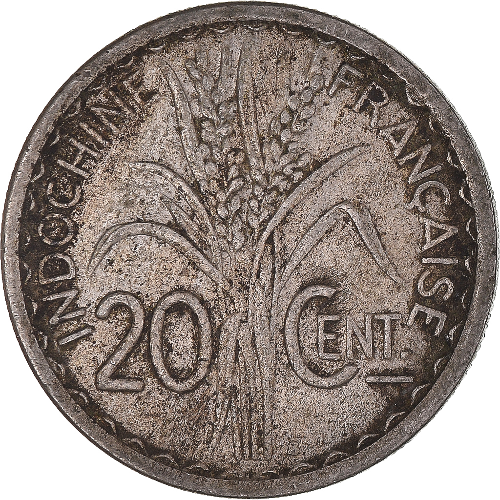 Coin, FRENCH INDO-CHINA, 20 Cents, 1941