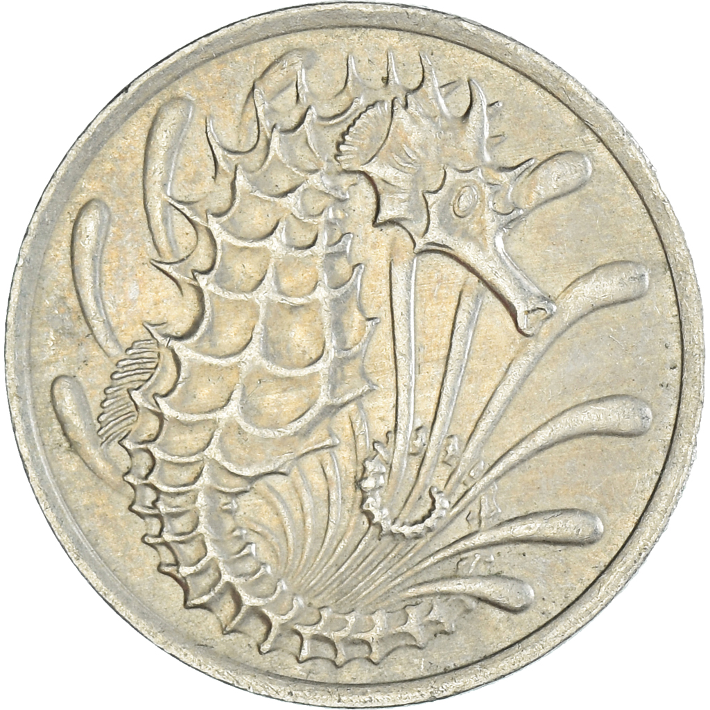 Coin, Singapore, 10 Cents, 1983