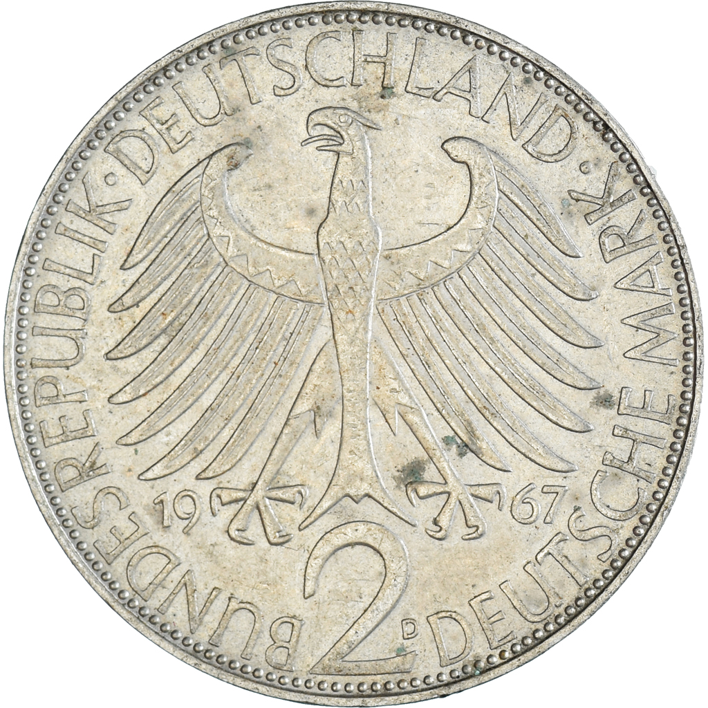 Coin, Germany, 2 Mark, 1967