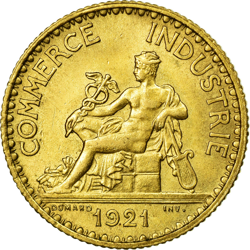 Coin, France, Chambre de commerce, Franc, 1921, Paris, 
