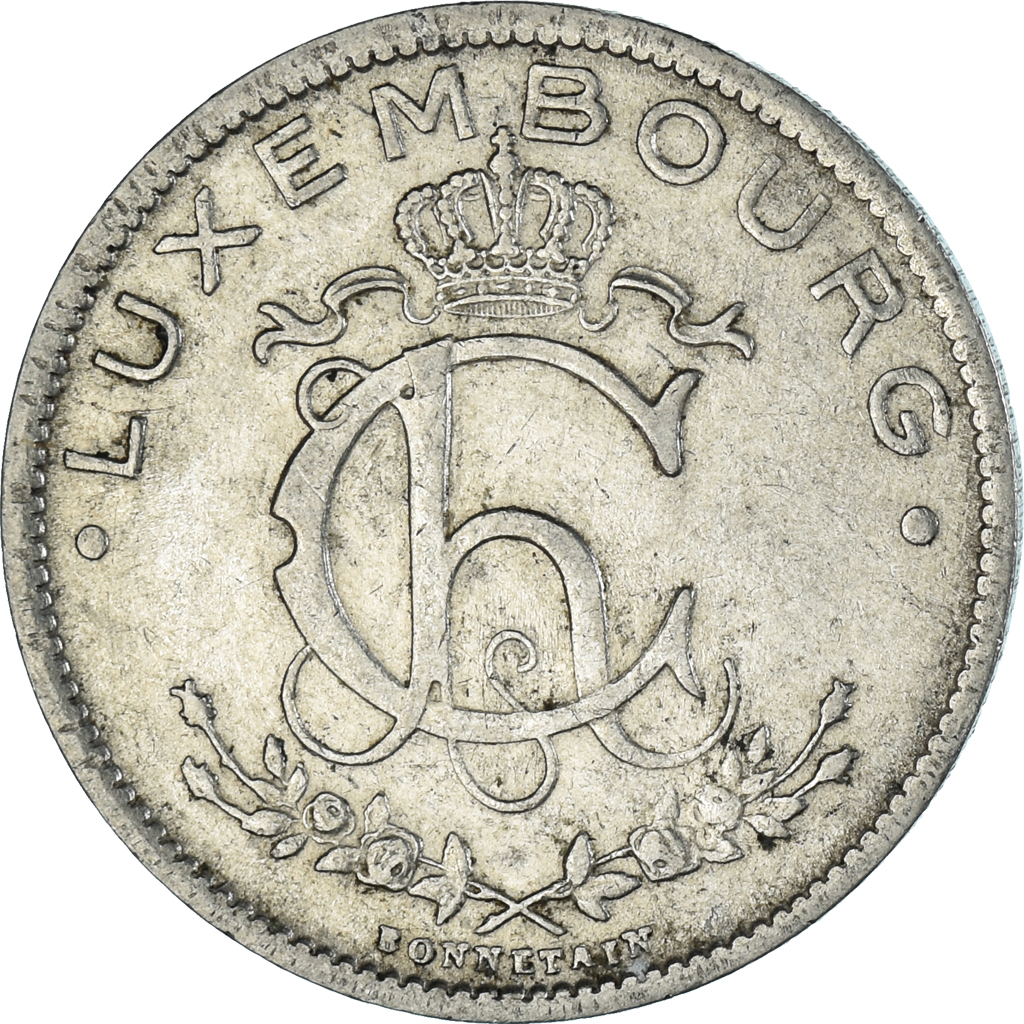 Coin, Luxembourg, Franc, 1935