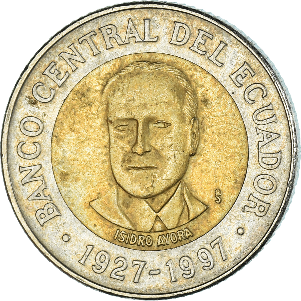 Coin, Ecuador, 500 Sucres, 1997