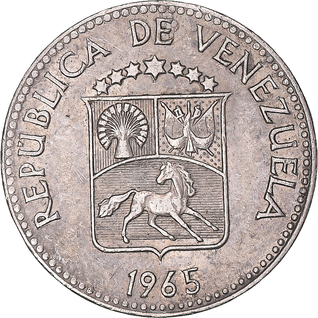 Coin, Venezuela, 5 Centimos, 1965