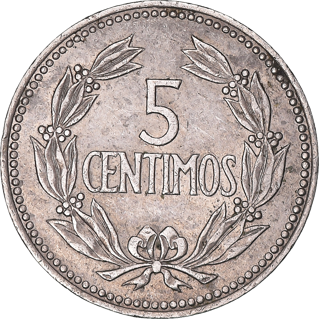 Coin, Venezuela, 5 Centimos, 1965