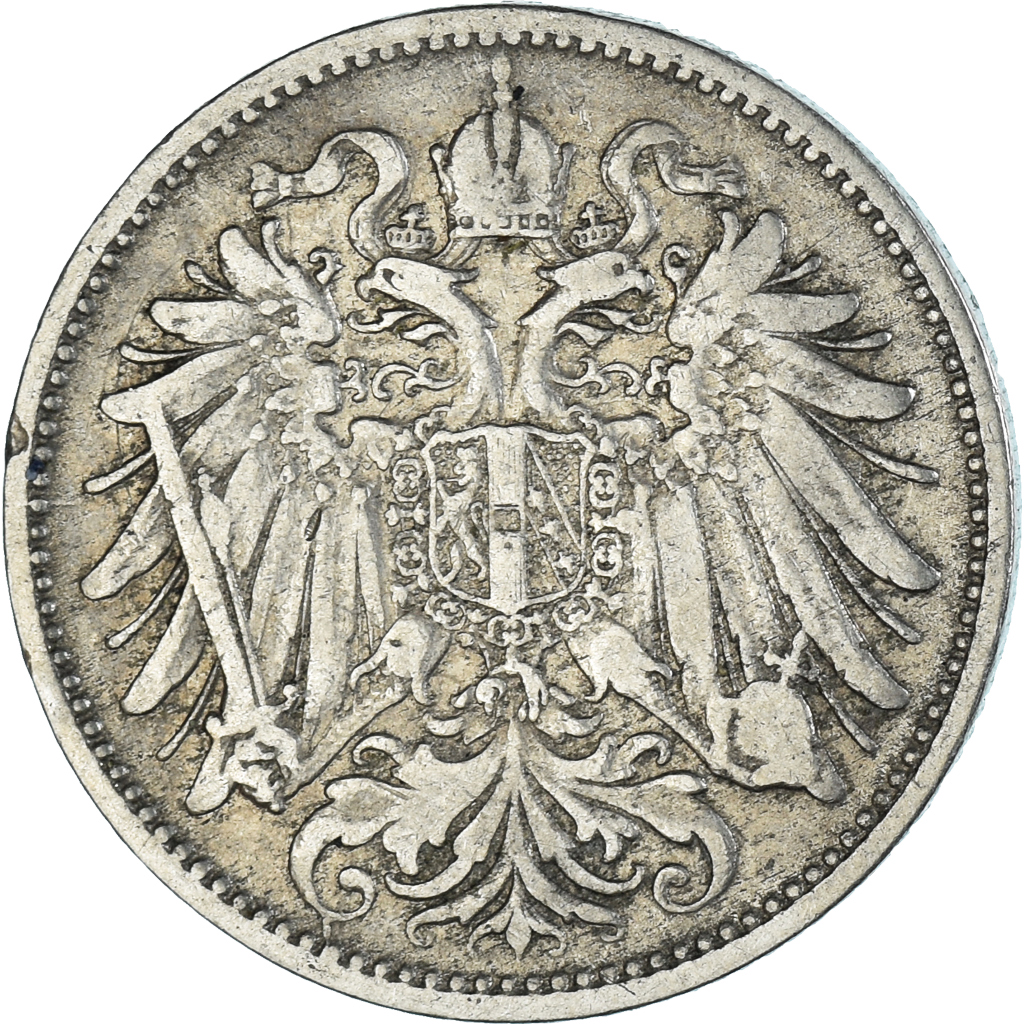 Coin, Austria, 10 Heller, 1893