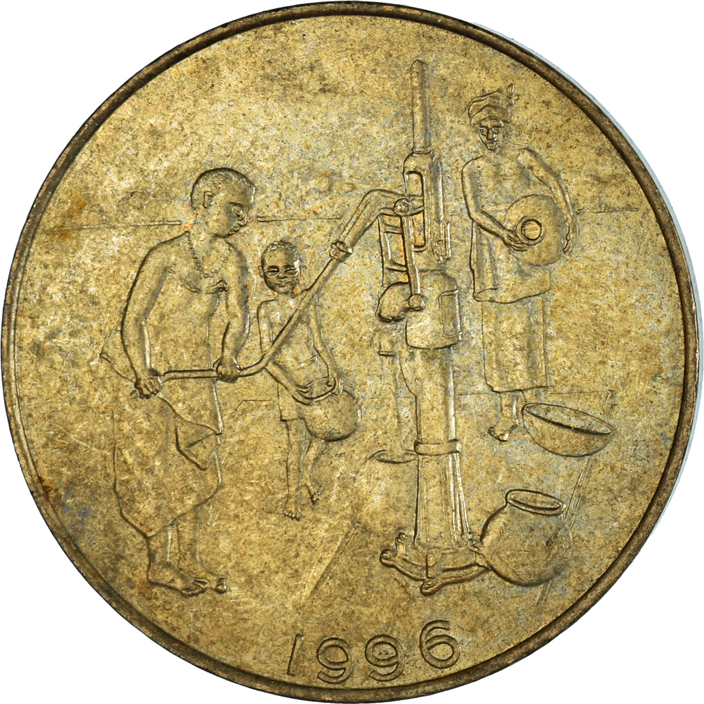 Coin, West African States, 10 Francs, 1996