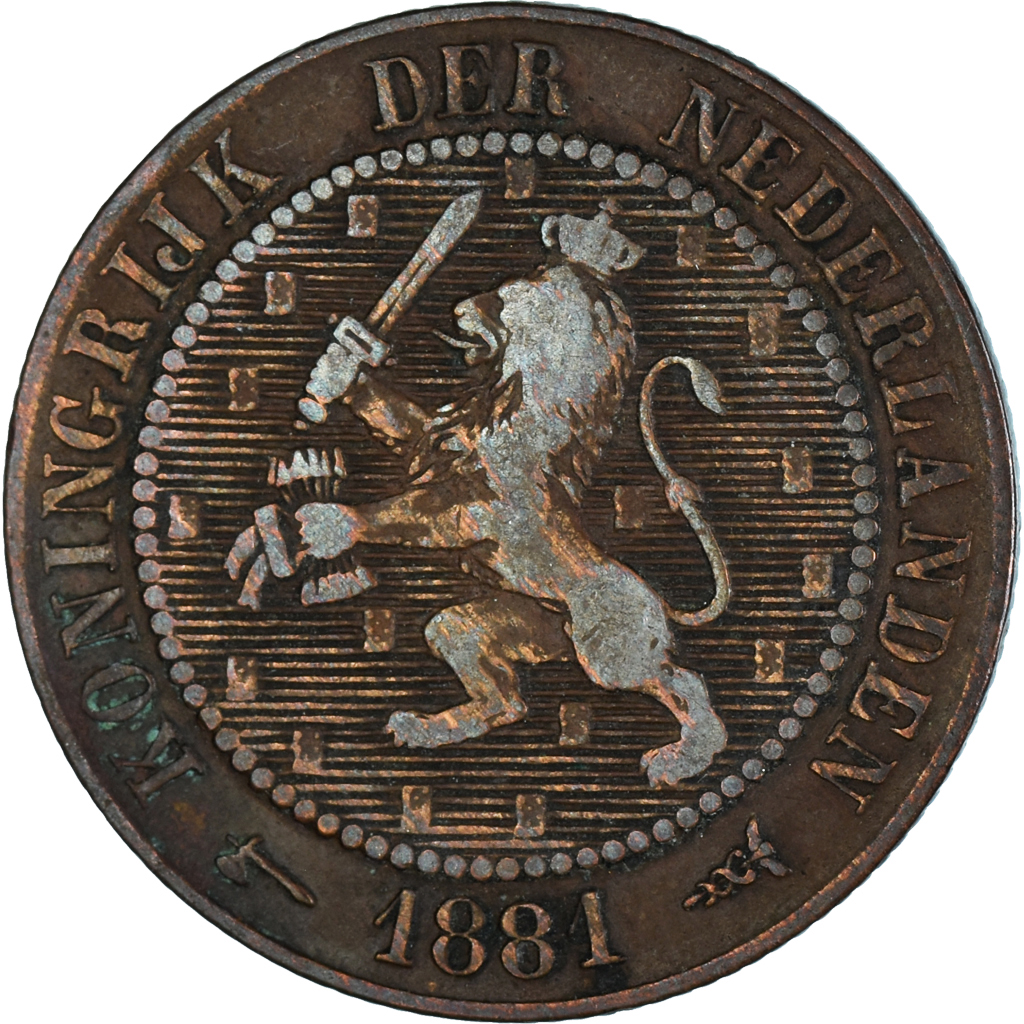 Coin, Netherlands, 2-1/2 Cent, 1881