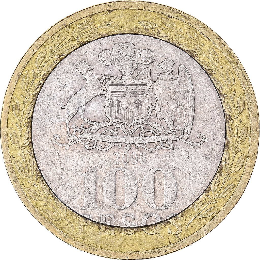 [#1484973] Moneda, Chile, 100 Pesos, 2008