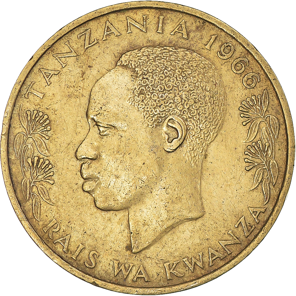 Coin, Tanzania, 20 Senti, 1966