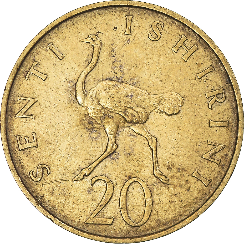 Coin, Tanzania, 20 Senti, 1966