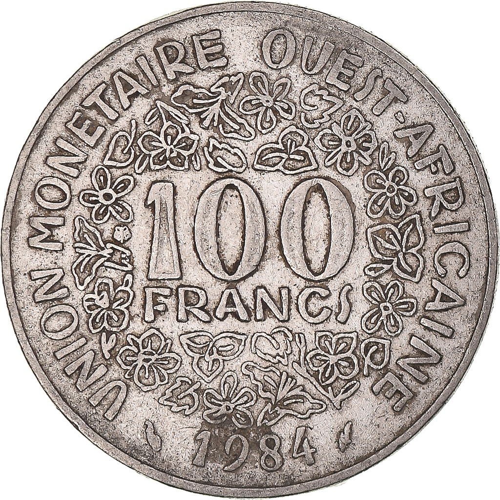 Coin, West African States, 100 Francs, 1984