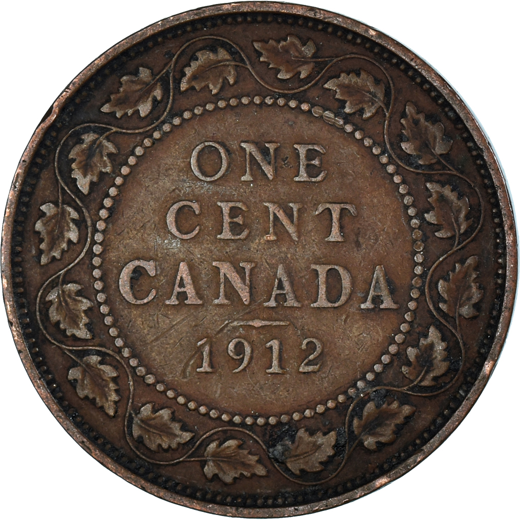 Coin, Canada, Cent, 1912