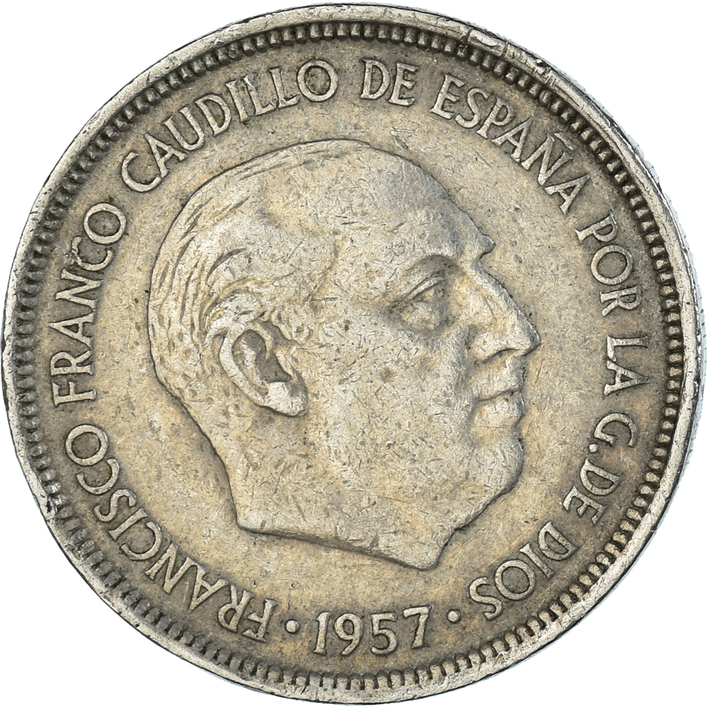 Coin, Spain, 5 Pesetas, 1968