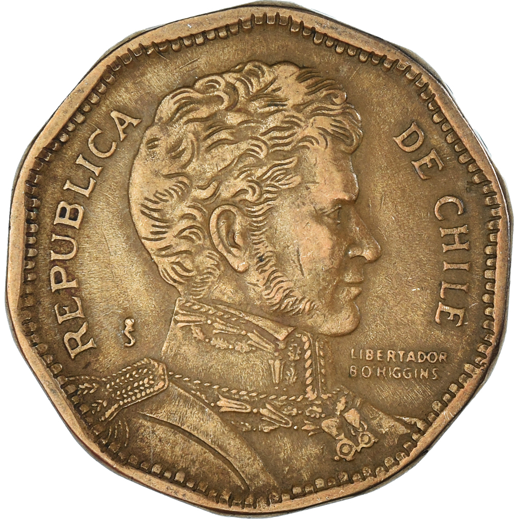 Coin, Chile, 50 Pesos, 1995