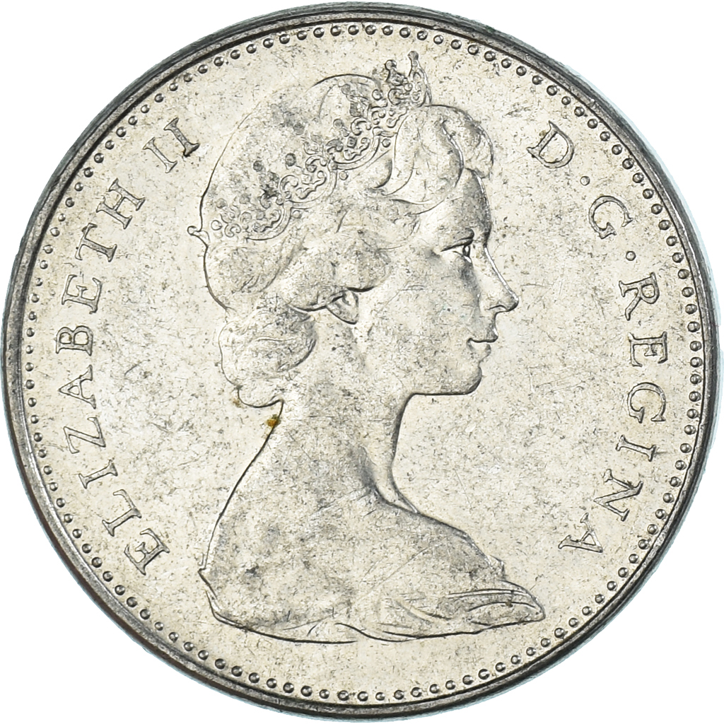 Coin, Canada, 5 Cents, 1971