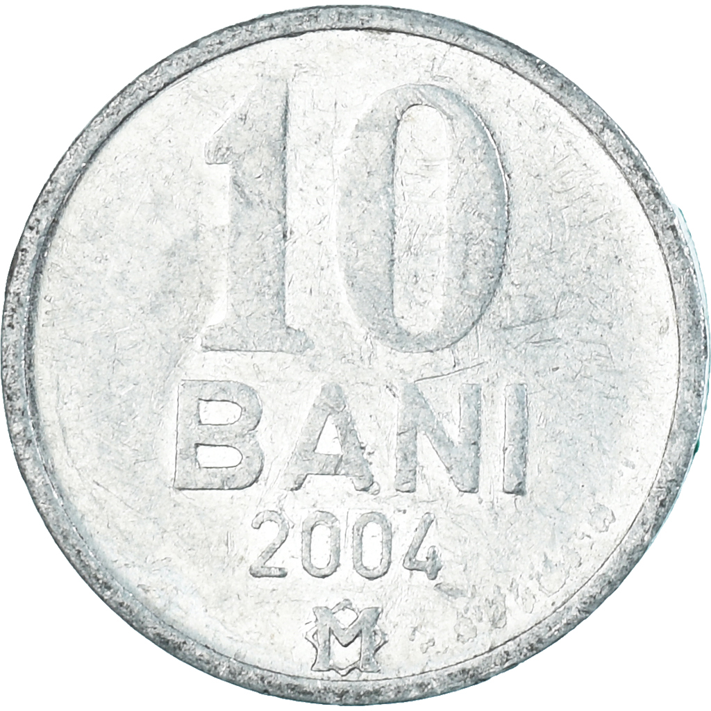 Coin, Moldova, 10 Bani, 2004