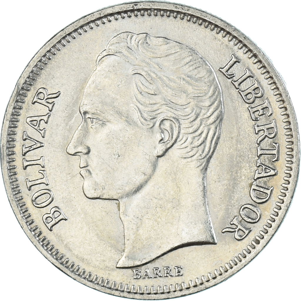Coin, Venezuela, Bolivar, 1989