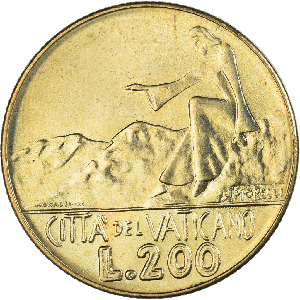 Coin, Vatican, 200 Lire, 1978
