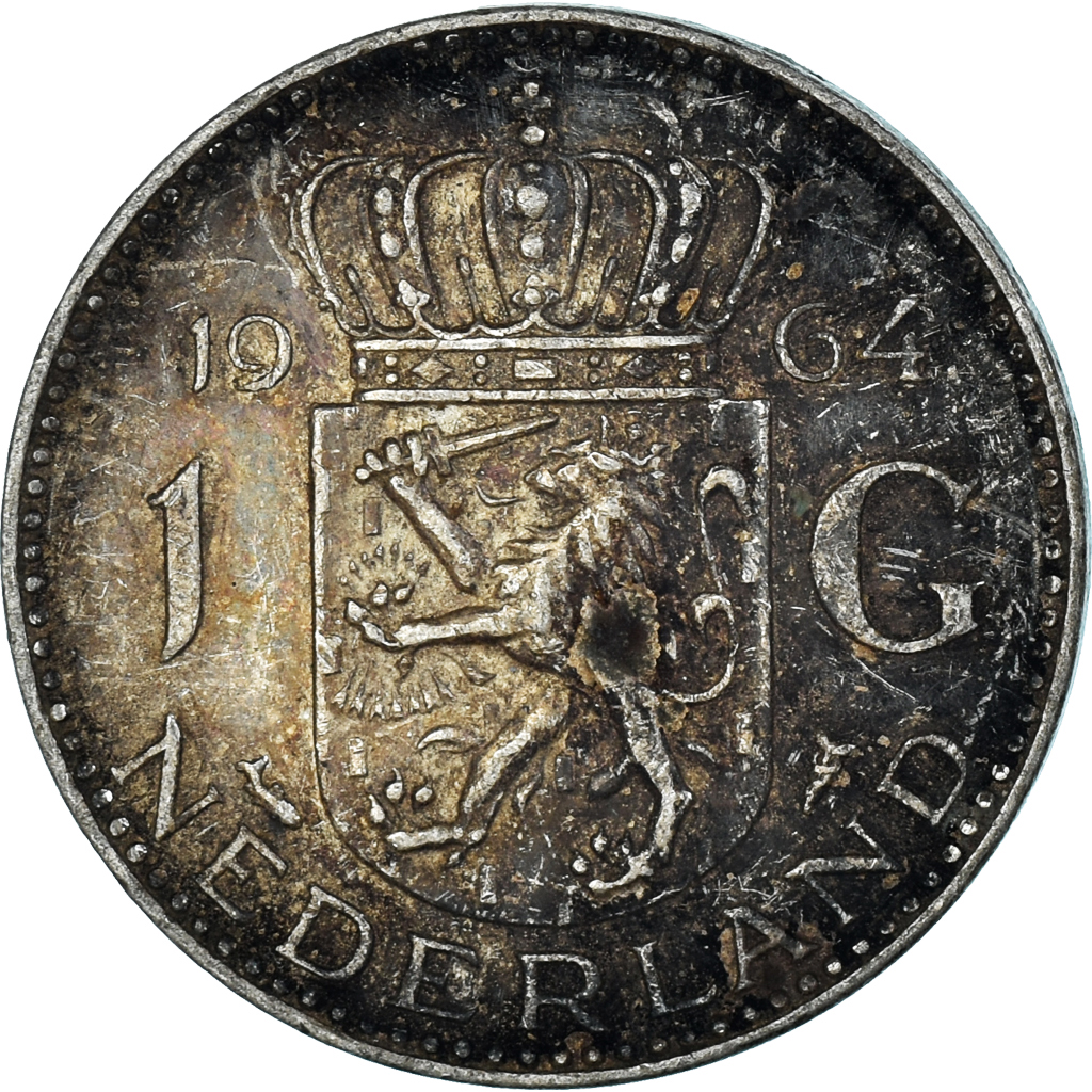 Coin, Netherlands, Gulden, 1964