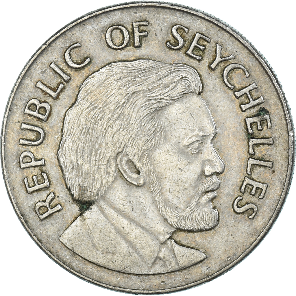 Coin Seychelles Rupee 1976 African Coins indija-india-1-rupee-1976