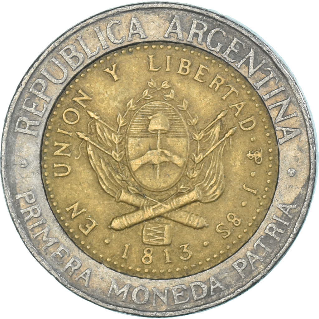 Coin, Argentina, Peso, 1996