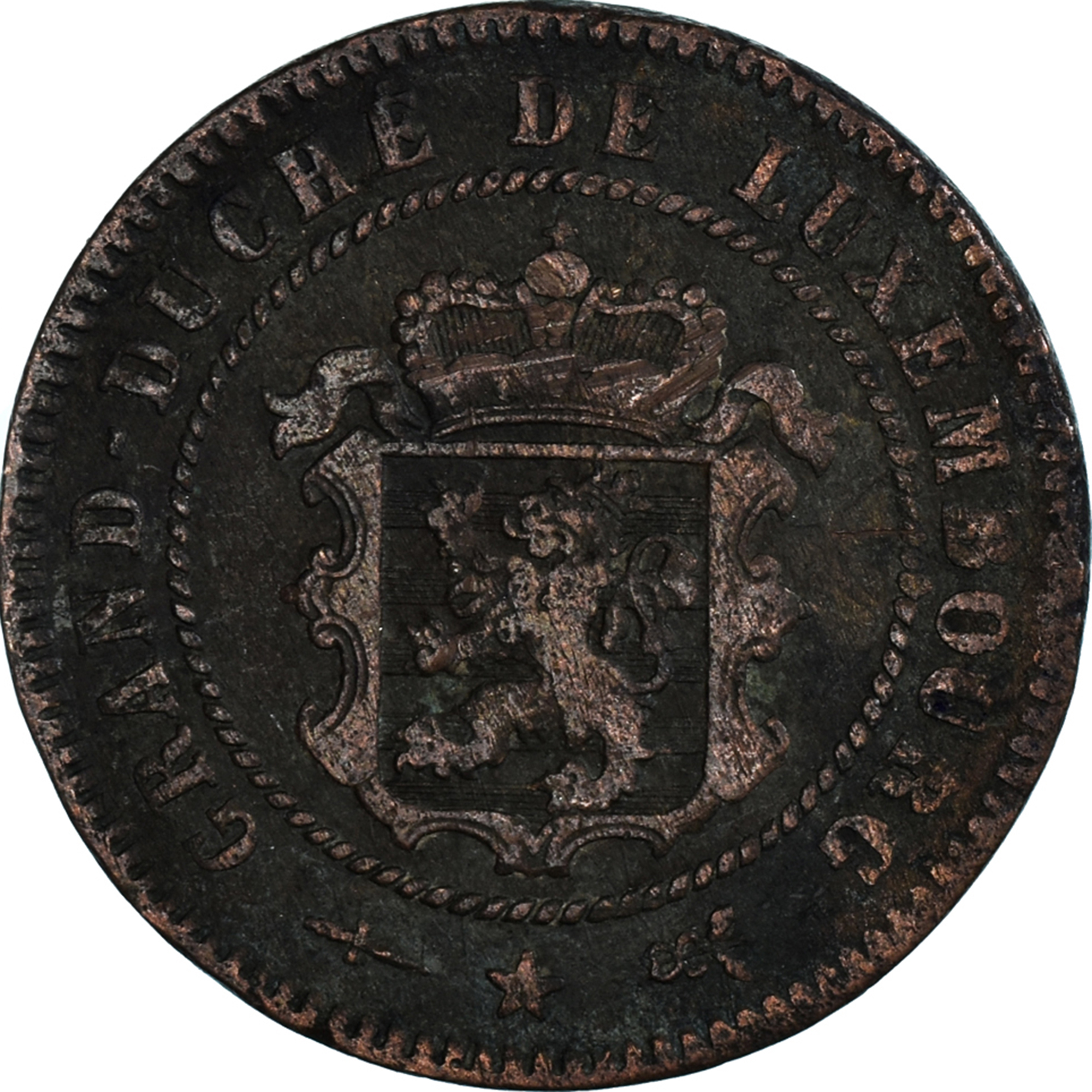 Coin, Luxembourg, 5 Centimes, 1854