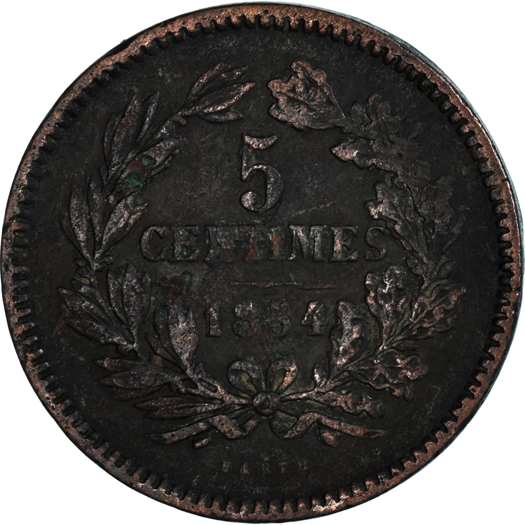 Coin, Luxembourg, 5 Centimes, 1854