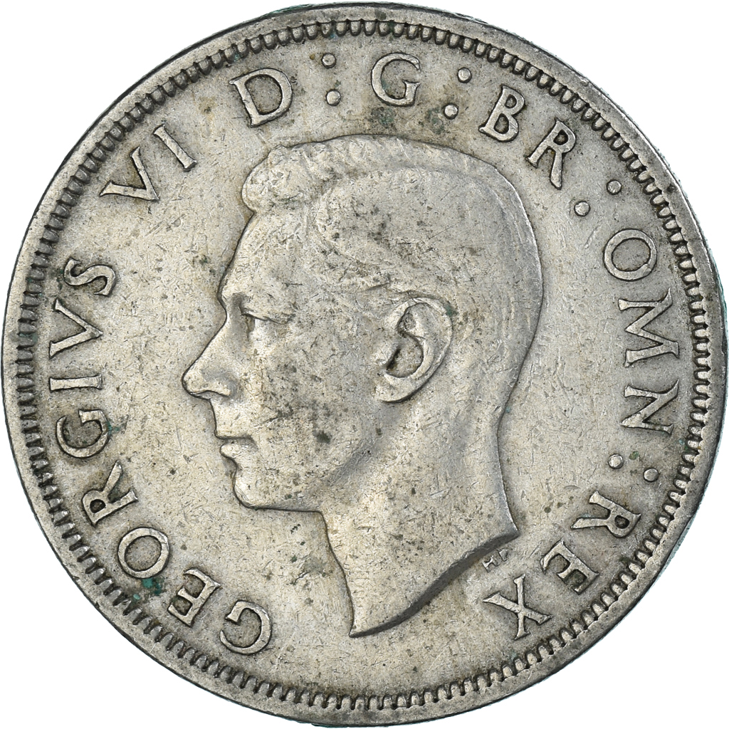 Coin, Great Britain, 1/2 Crown, 1951