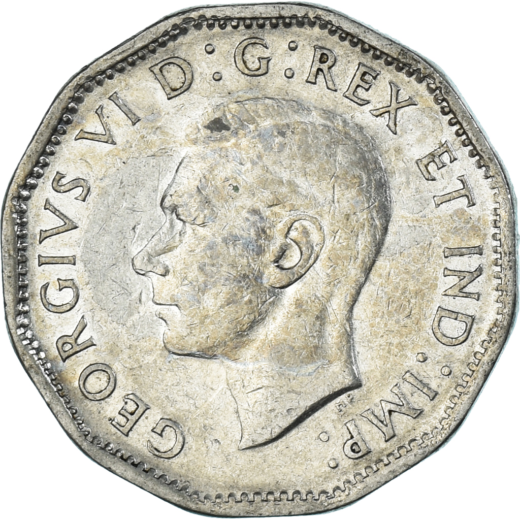 Coin, Canada, 5 Cents, 1946