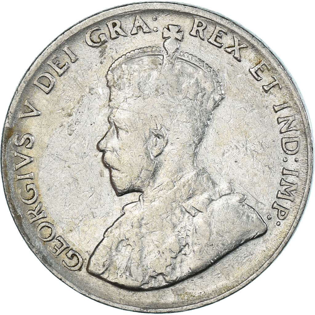 Coin, Canada, 5 Cents, 1936