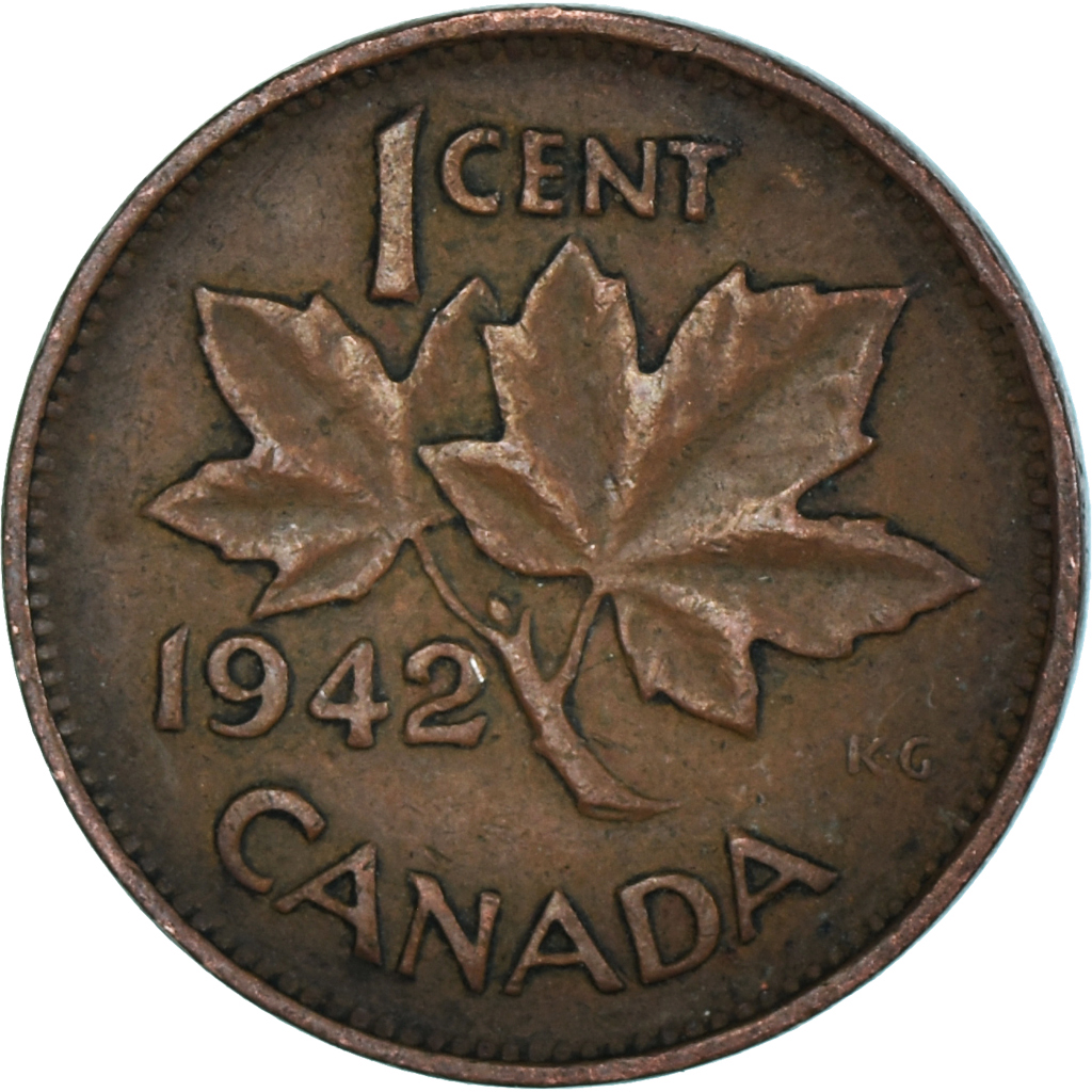 Coin, Canada, Cent, 1942