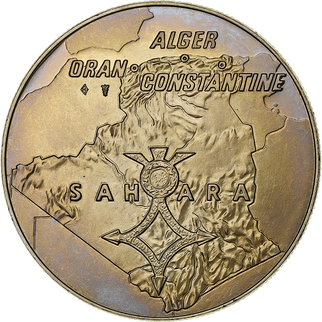 France, Medal, Hommage aux Combattants d'Algérie, Copper-nickel, 