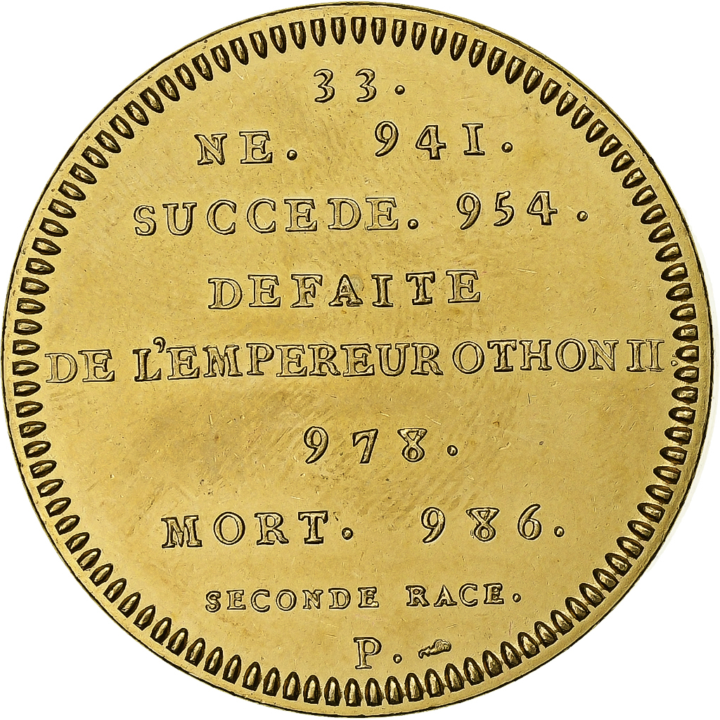 France, Medal, Roi de France, Lothaire, Copper-nickel Aluminium, Piéfort