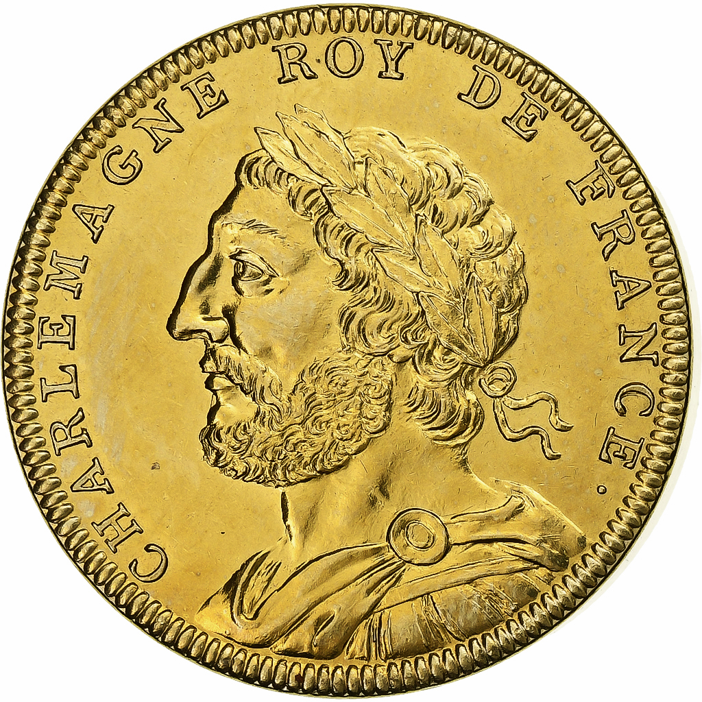 France, Medal, Roi de France, Charlemagne, Copper-nickel Aluminium, Piéfort
