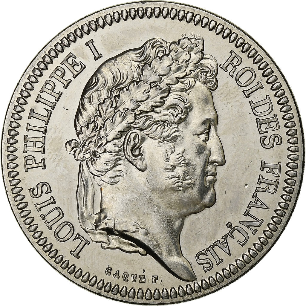 France, Medal, Roi de France, Louis Philippe Ier, Copper-nickel, Piéfort