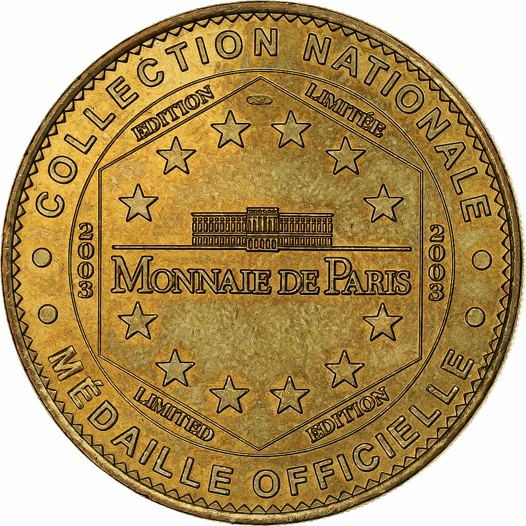 France, Token, Caen - Mémorial n°1, 2003, Copper-nickel Aluminium, Monnaie de