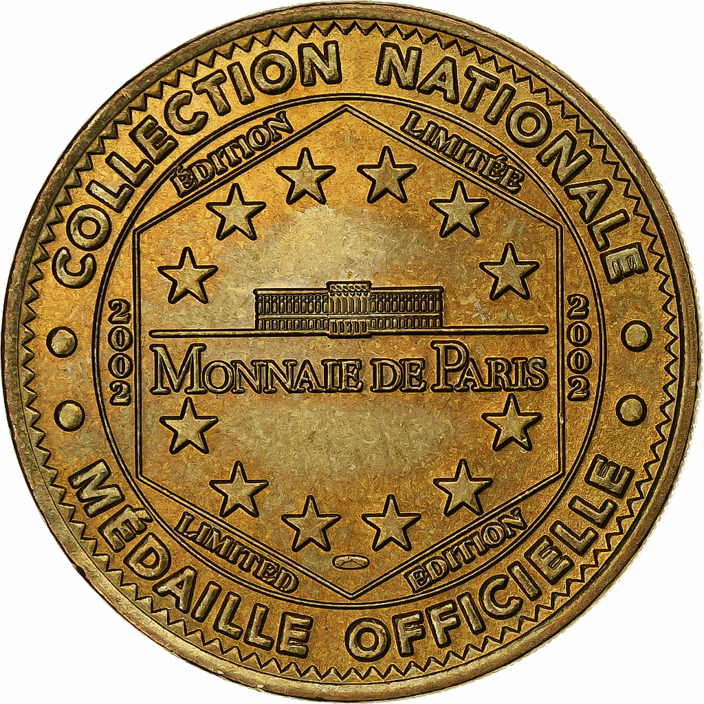 France, Token, L'Ile d'Aix, Charente Maritime, 2002, Copper-nickel Aluminium