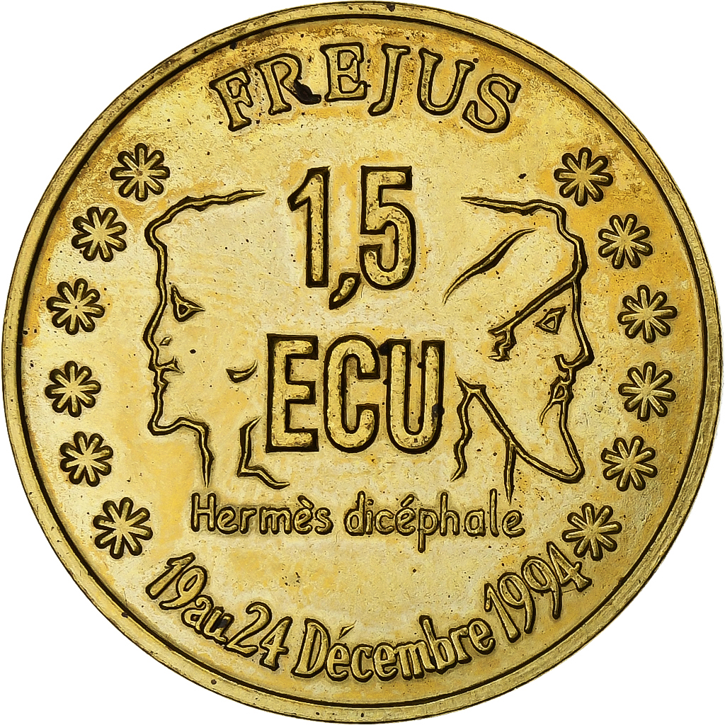 France, 1.5 Ecu, Fréjus, 1994, EF