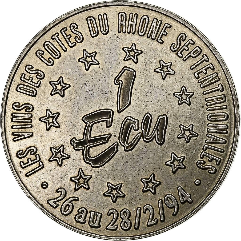 France, Medal, Ecu Tain-L'Hermitage, 1994, Nickel, 