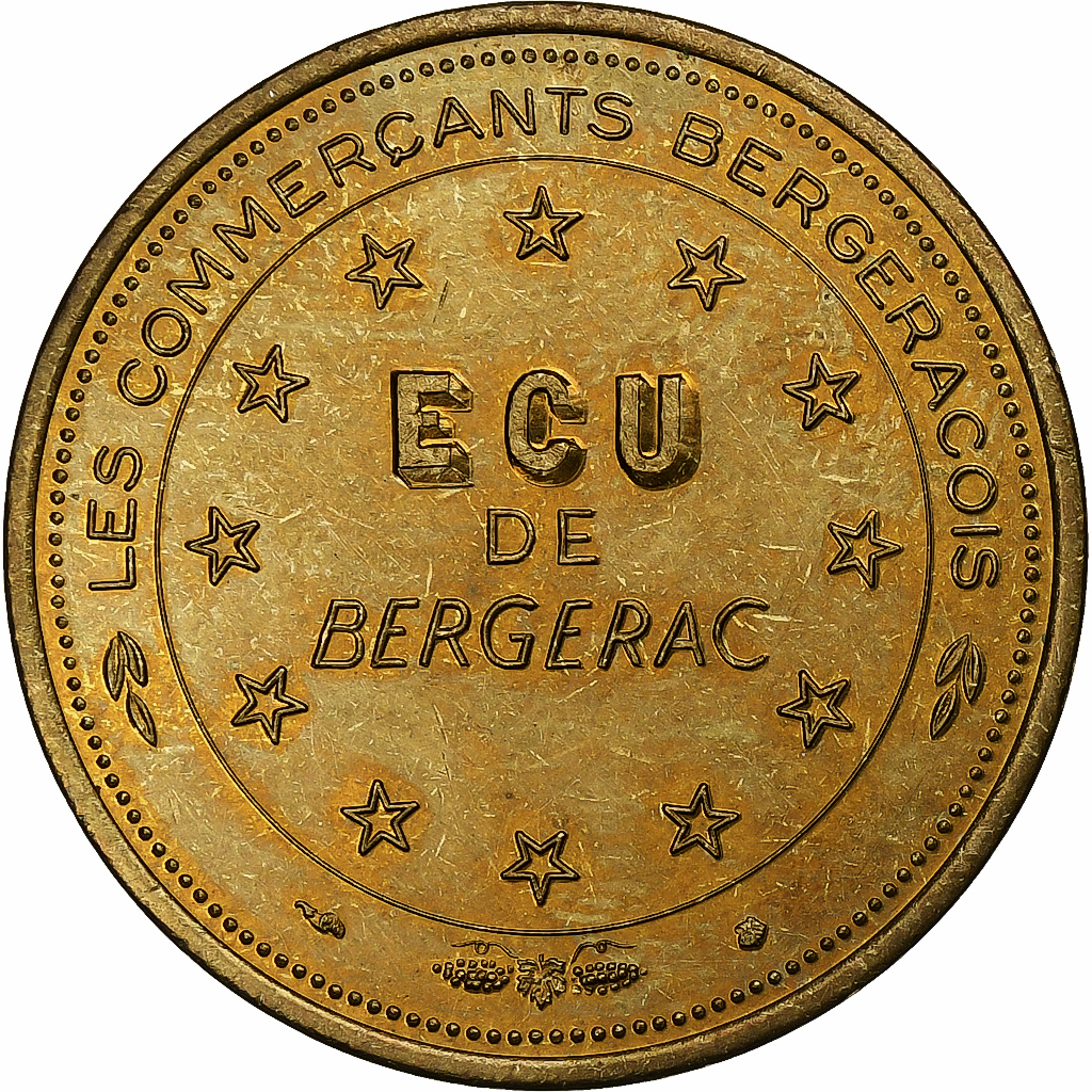 France, Ecu, Bergerac, 1993, AU(55-58)