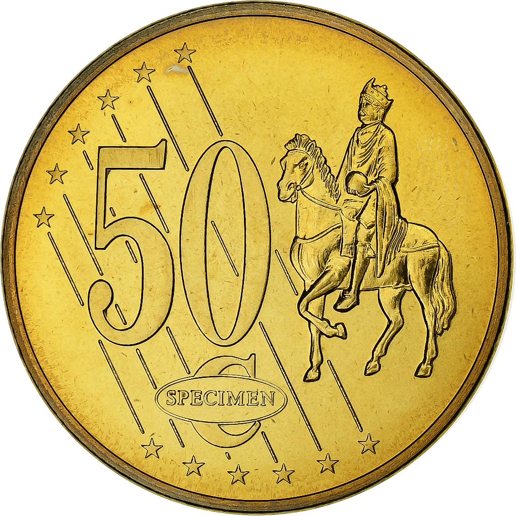 Slovenia, 50 Euro Cent, Essai-Trial, 2003, Brass, | European Coins