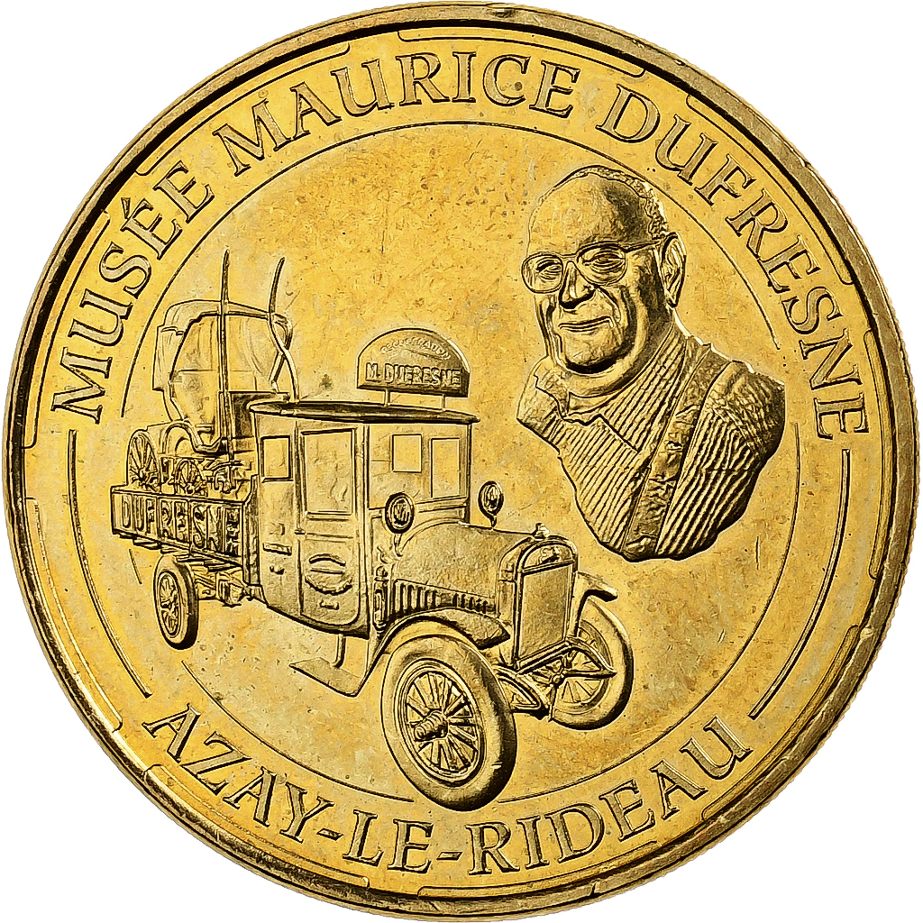 France, Token, 37/ Musée Maurice Dufresne, 2014, Copper-nickel Aluminium